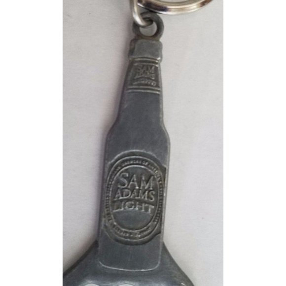 Samuel Adams Key Chain Boston Lager Beer Vintage Bottle Opener Sam Adams Light - Picture 3 of 5